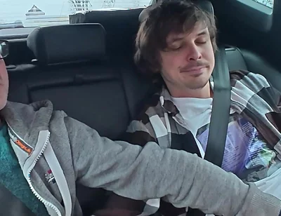 Two Straight Sucks Each Other and Tries to Fuck in the Back of a Car