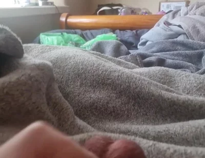 Wanking Big Cock with Tight Ballring