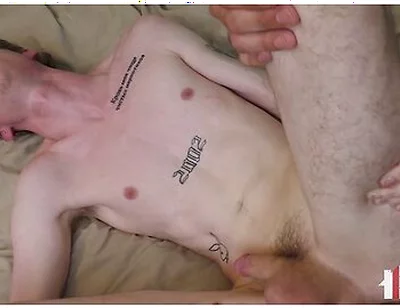 Delinquent Twink Gets His Holes Fucked Rough Bareback Pov & Face Covered In Cum - Beau Mance