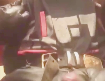 Black Dad Leather Jeans & Gloves BBC Rubbing to Ejaculation