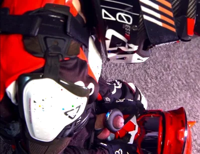 A Vibrating Ring Made Me Cum Hands-free on My Friend's Helmet.