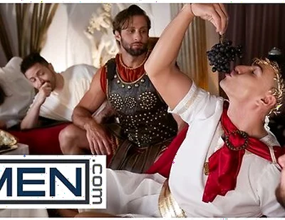 Caesar Mrdeepvoice Rides Dom Kings Gladiator Cock Like A True Emperor On His Throne
