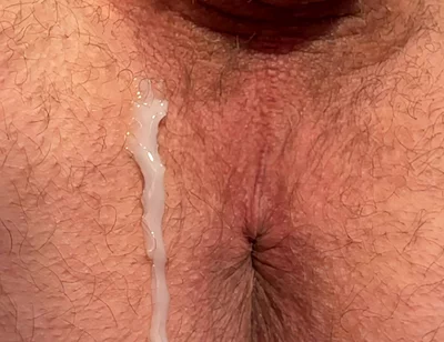 Close-up Twitching Asshole Pulsates as Straight Guy Cums Dripping in Slow-motion Orgasm