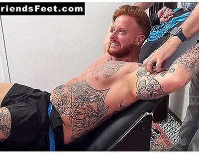 Dan Edwards Tickles Bound Anthony G Until He Squirms