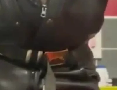 Leather Muscle Dad Smoking Solo Cock Scene