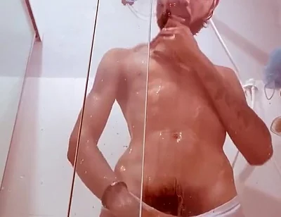 In This Heat Nothing Better Than Taking a Shower.