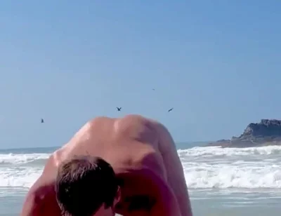 Naked Workout in Zipolite Mexico. Jumping Jacks with a Sprawl