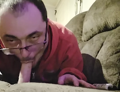 Me Blowing My Dildo