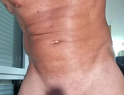 Big on My Belly After One Hell of an Ejaculation