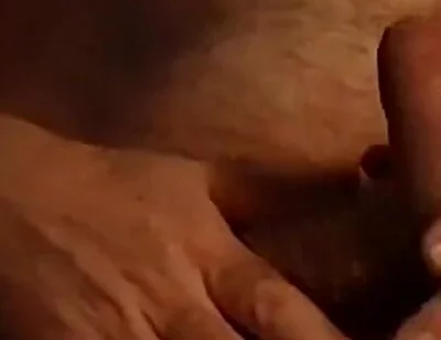 British Hairy Bear Wank with Hairy Chest and Belly