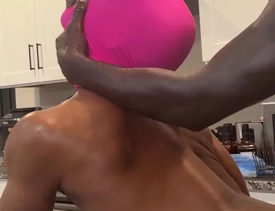 Huge Black Dick Fucks and Breeds Athletic Ass