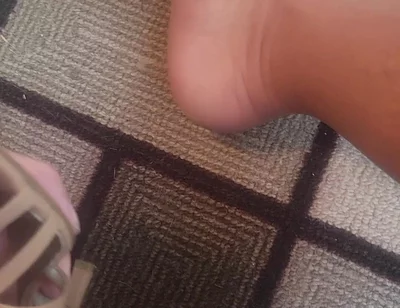 Jacking off with Heels and Nylons and Cumming on Heel