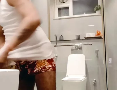 Getting Ready with My Cock Out