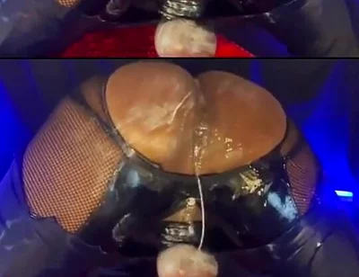 Bottom Digs in Gaping Butthole with Toys