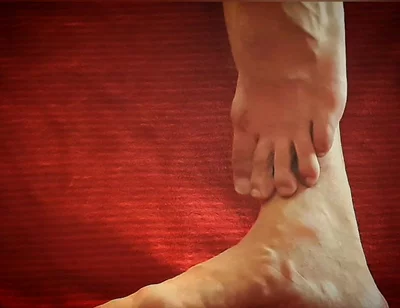 Playing with My Feet and a Dildo