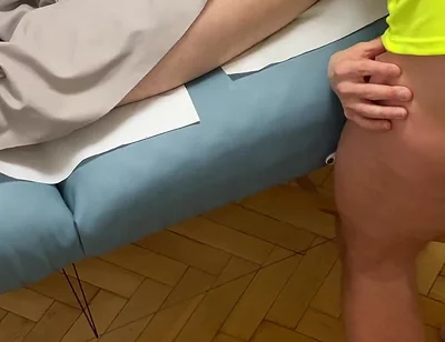 I Massaged a Friend, and Then Gave It to My Butt. 1part 4K Video