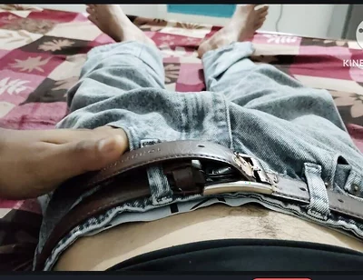 Wow first time My stepbrother hold my big monster cock in hand