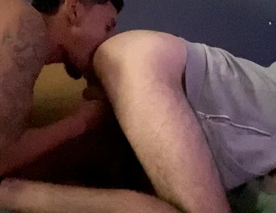 Eating Hubbys Ass
