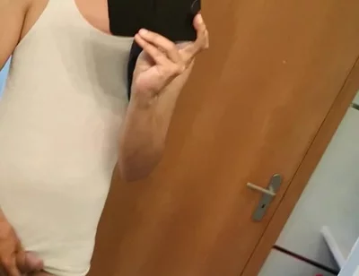 Masked Young Guy Jerks and Shoots a Load
