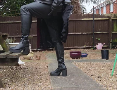 Leather Trench Coat