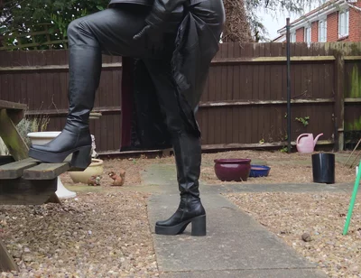 Leather Trench Coat