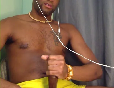 Kennie Jai Jerks off on Webcam in Sexy Shorts
