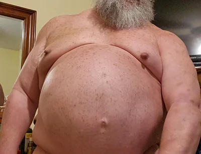 Daddy Bear Jacking His Cock