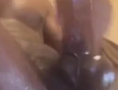 Squeezing My Nipples Butt Plug Deep in My Ass Stroking My BBC