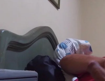 Amateur Hotel Masturbation with a Real Cumshot