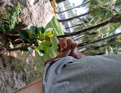 Public Beach Cock Flash