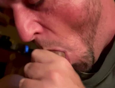 Sucking Uncut Cock