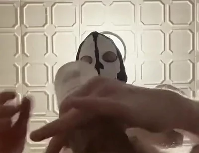 7 Inch (18cm) Hot Cock Owned by a Masked Slim Twink. Flashlight Intense Masturbation, Moaning. Full Video