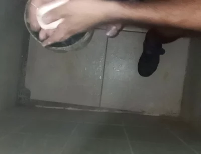 Slim Guy Takes His Shower to Masturbate