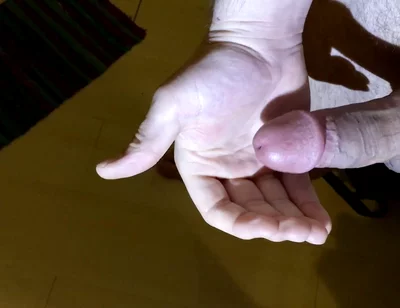 Quadruple Moaning Ruined Cumshot in My Hand