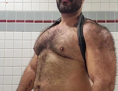 Man in Bathroom