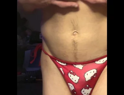 Cdmichelle Wearing Red Hello Kitty Bikini Swimsuit