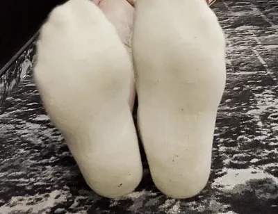 Coach Karl's Feet in His White Socks [8893]