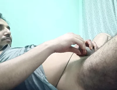 Indian Desi Man Enjoy Shower and Sex