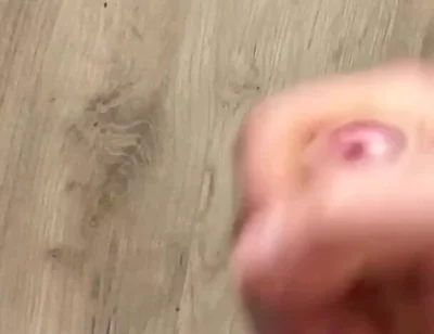Morning Handjob and Cum on the Table