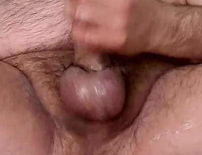 Hairy Bear Fucks Fleshlight with Fat Cock