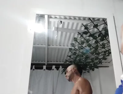 Cum in Front of the Mirror