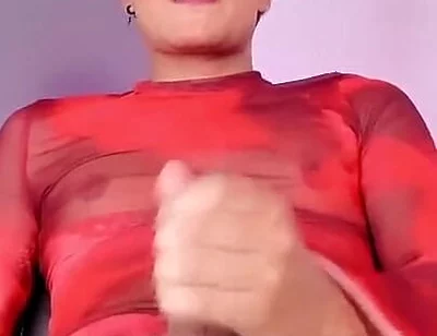 Colombian Femboy Sweet Hard Cock Close-up Intense