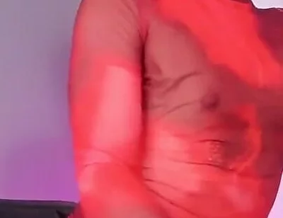 Ken Dancing Sexy for You in Red Dress, and Bouncing Her Ass