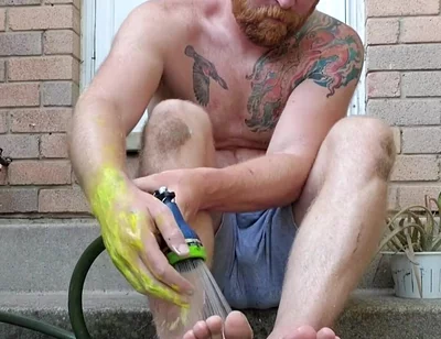 I Needed to Wash My Hands and Feet I After Got a Little Carried Away with a Painting I Was Working on