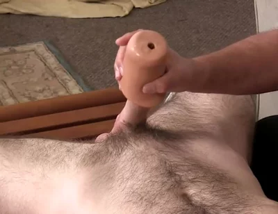 Jerked off with a Pocket Pussy