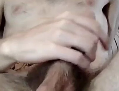 Morning Cum From Skinny Hairy Guy