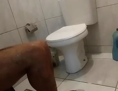 Filming Colleague in the Bathroom