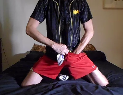 Autographed cum-drenched socks