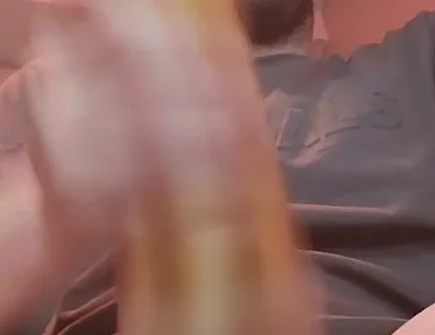 Hot Cumshot Top View