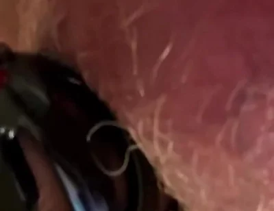 Pissing with a Cock Cage on